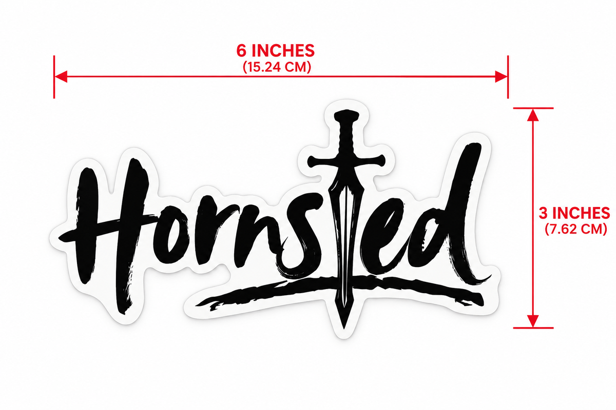 Hornsted Oversized Decal | 6" x 3"